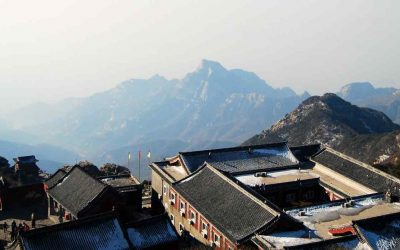 The sacred Taishan mountain