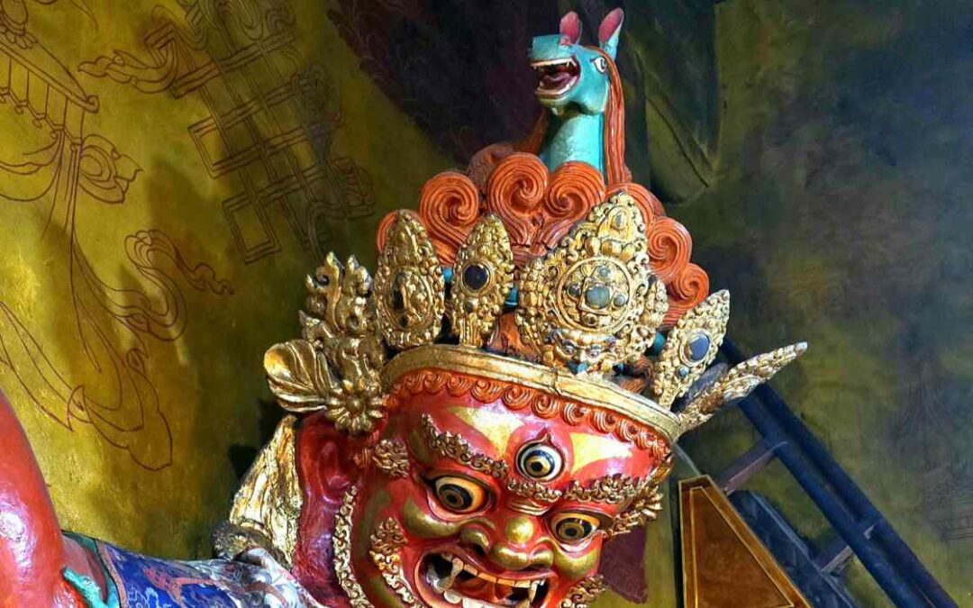 The Tibetan Deity with a Horse Face